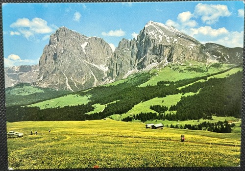 Cartolina alpe siusi - cartolina, di