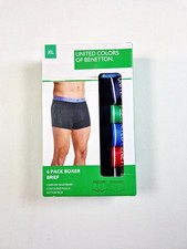 Confezione 6 Boxer Uomo United Colors of Benetton Taglia XL Nuovo