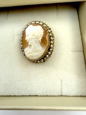 Antica Spilla Ciondolo Cammeo