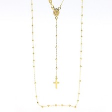 Collana Unisex Rosario Oro 18