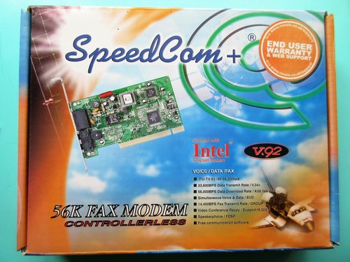 Modem fax intel 56k - fax, v.92