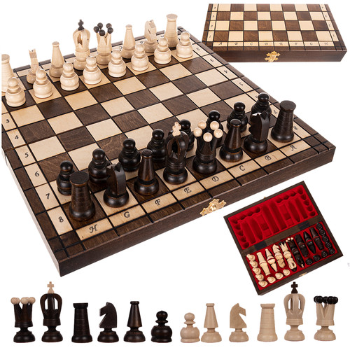 Scacchiera legno carpino - in,