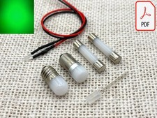 Accuphase E202 E302 lampadina LED set di ricambio kit aggiornamento lampada VERDE