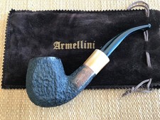 ARMELLINI, ENORME BILIARDO CON PANNELLI PIEGATI, RADICA RUSTICA, PIPA MADE IN ITALY, PIPA.