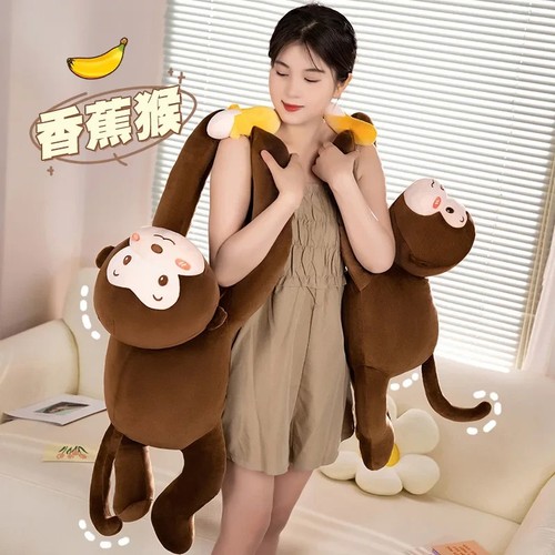 Cuscino peluche scimmia - cuscino,