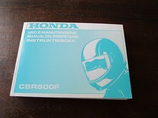 Honda CBR 600 F CBR600F 1999 Uso e Manutenzione Manuale del Propietatrio 
