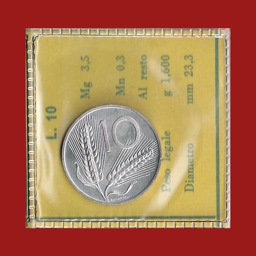 Lire 1970 spighe 93 - 1970, km#93