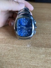 OROLOGIO CHRONOTECH PRISMA CT7895M ACCIAIO QUARZO BLU CRONOGRAFO UNISEX