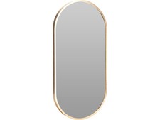 Specchio Alu Ovale 30x60cm Oro