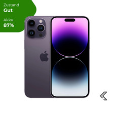 Apple iPhone 14 Pro Max 256GB Viola Scuro, Buono - Ricondizionato, Garanzia 24 Mesi