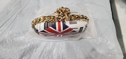 Borsa pochette bordo - , catena