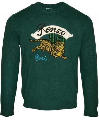 Kenzo maglia jaquard tiger - maglia,