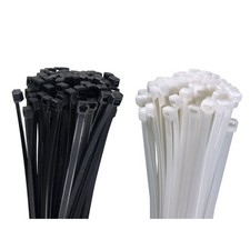 Fascette per cavi UV stabili bianche nere larghe lunghe strette resistenti ai riso nylon robuste forti