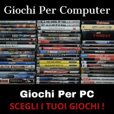 Lotto GIOCHI PC Computer GAMING - SCEGLI I TUOI GIOCHI