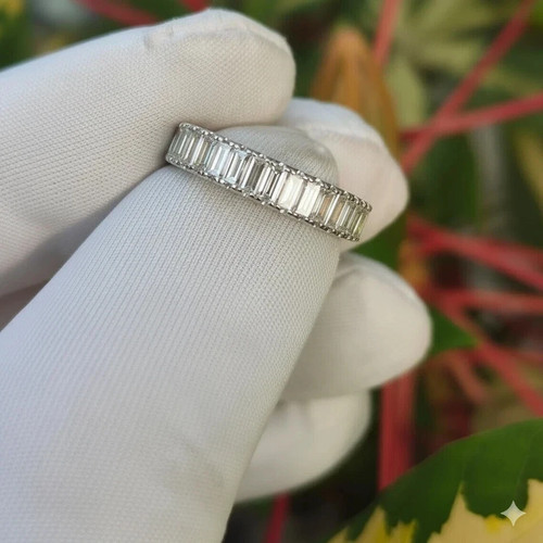 Anello taglio baguette - anello,