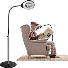 Lampada LED Da Terra Con Lente D'Ingrandimento 5X 105 Mm – Luce Dimmerabile 5 Co