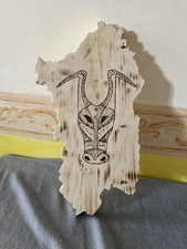 Sardegna Pirografia Su Legno