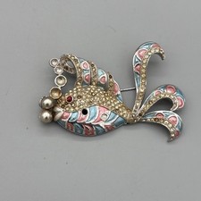 Spilla Vintage Pesce Soffia