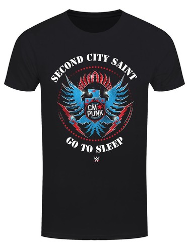 Shirt nera uomo wwe - t-shirt, punk
