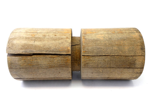 Antico vecchio blocco legno - antico,