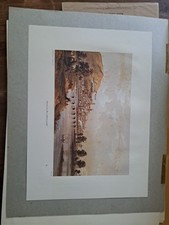 Riproduzioni 4 Stampe Carlo Bossoli Vedute Strada Ferrata Da Torino A Genova 