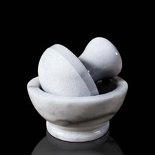 White Marble Kitchen Mortar