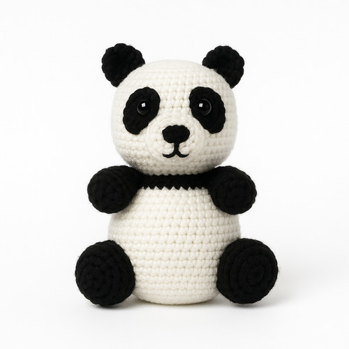 Panda orso uncinetto - panda,