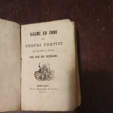 Libro Salmi Ed Inni Pei Vespri