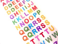 Lettere Adesive Glitterate