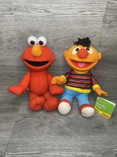 Sesame Street Best Pal Ernie 2003 Fisher Price giocattolo morbido con etichette vintage