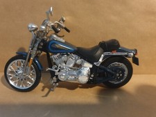 Modellino Moto Hotwheels Harley Davidson softail springer 1/18