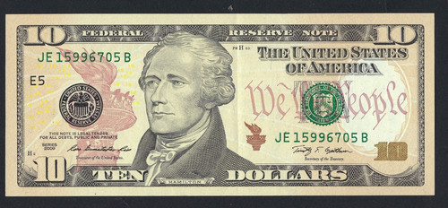 Federal reserve note - reserve,