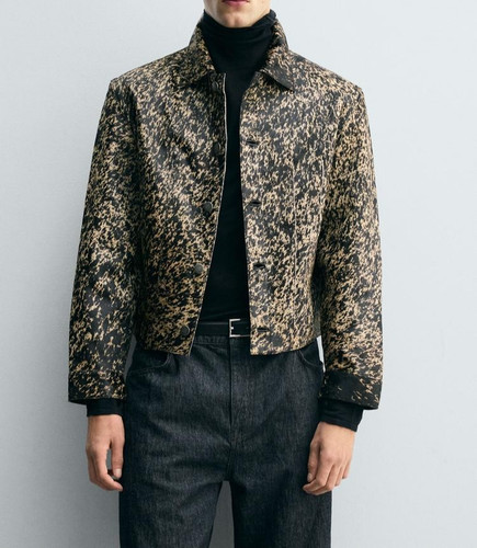 Zara giacca pelle mucca - in, di