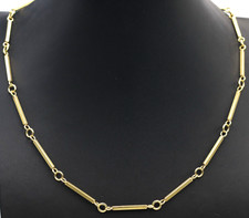 Collana catena a barrette in