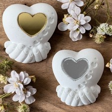 10 Pz Magnete Cuore Mani Sposi