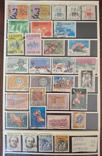 1972  FRANCOBOLLI USATI REPUBBLICA ITALIA annata completa 32 valori