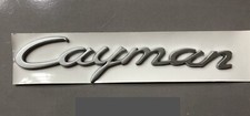 Scritta CAYMAN Colori Nero Lucido E Opaco. Grigio E Cromato