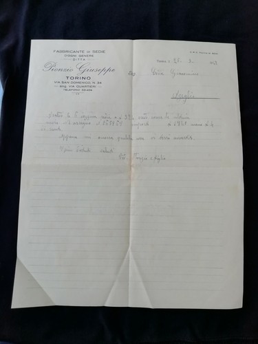 Carta intestata torino pionzio - carta,