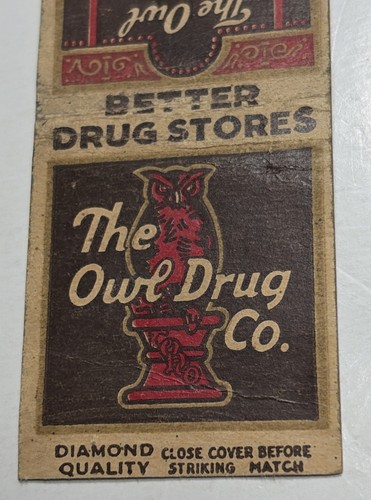 Copertina matchbook gufo - copertina,