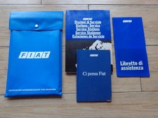 LOTTO CARTACEO DOCUMENTI FIAT
