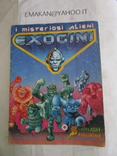 # ALBUM FIGURINE I MISTERIOSI ALIENI EXOGINI EUROFLASCH NON COMPLETO