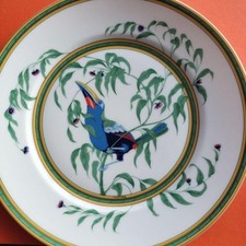 HERMES Piatto Tucani Uccellino