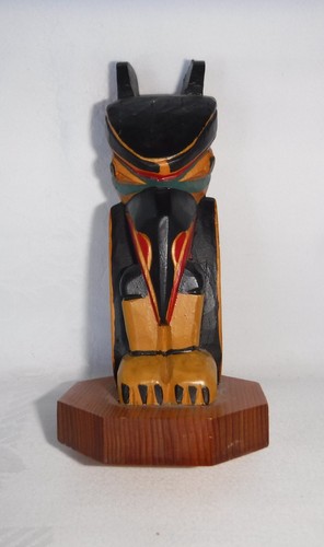 Alaska hand carved totem - hand,