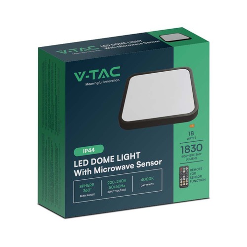 Plafoniera led quadrata - quadrata, 18w