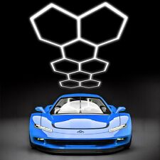 Luci  Hexagon LED Garage 8 Luce esagonale del negozio con bordo per workshop