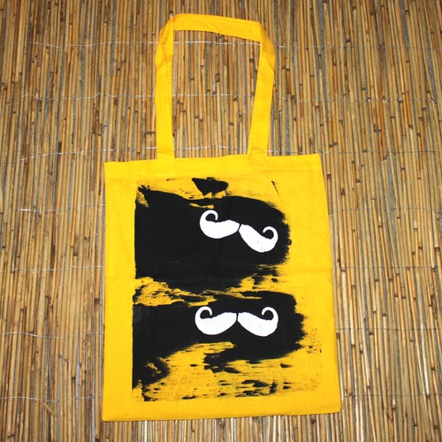 Borsa tessuto baffi - borsa, in