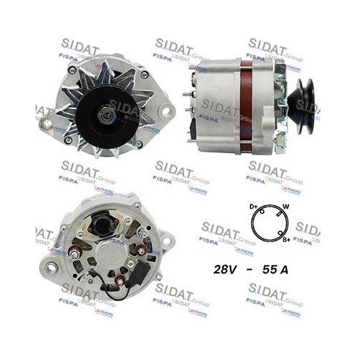Alternatore sidat a24bh0024a2 - alternatore,