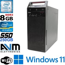 PC Lenovo ThinkCentre E72 Windows 11 Core i5-2500 RAM 8GB DDR3 SSD 250GB Wi-Fi