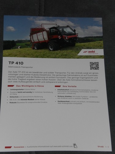 Aebi 410 trasportatore - aebi, tp