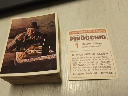 Figurine pinocchio panini - pinocchio, 1972
